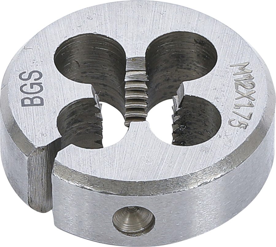 Vītnes griešanas matrica | M12 x 1,75 x 38 mm