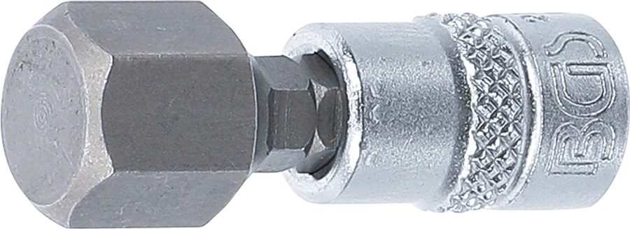 Uzgaļu ieliktnis | Piedziņas iekšējais kvadrāts 6,3 mm (1/4 collas) | iekšējais sešstūris 12 mm