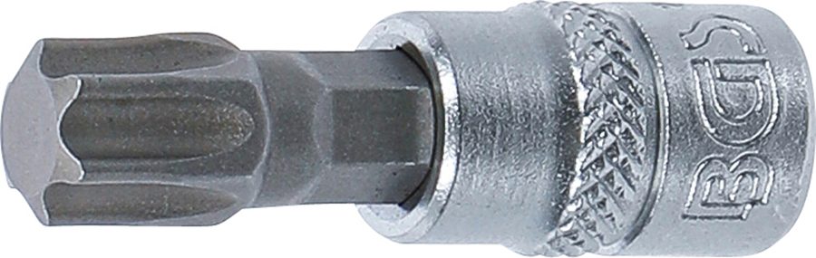 Uzgaļu ieliktnis | Iekšējā kvadrātveida piedziņa 6,3 mm (1/4") | T veida profils (Torx) T50