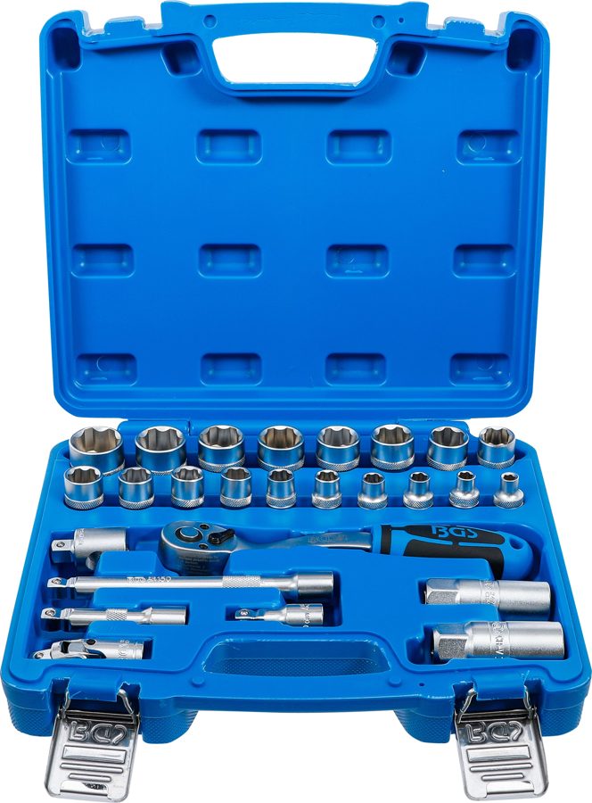 Uzgriežņu atslēgas komplekts viļņa profils | Piedziņa 10 mm (3/8") | 26 gab.