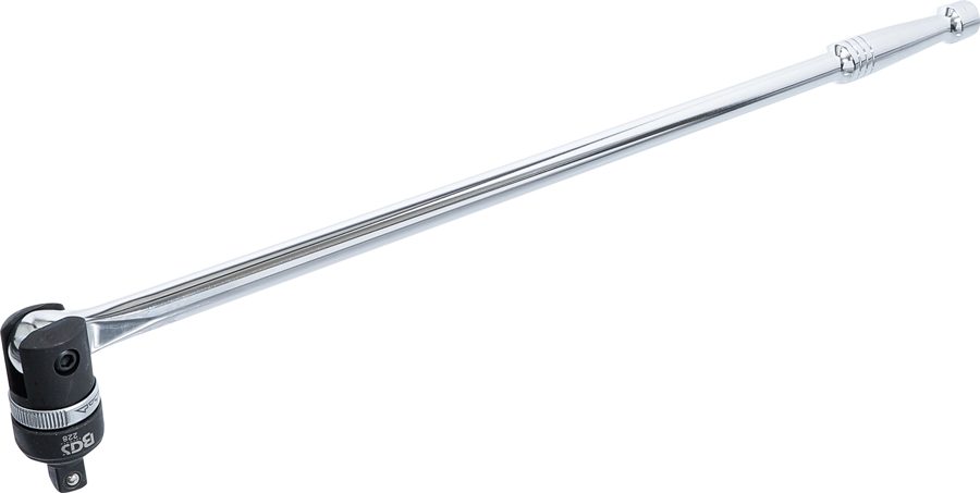 Šarnīrveida rokturis ar grozāmu sprūdratu | Izejas ārējais kvadrāts 12,5 mm (1/2") | 620 mm