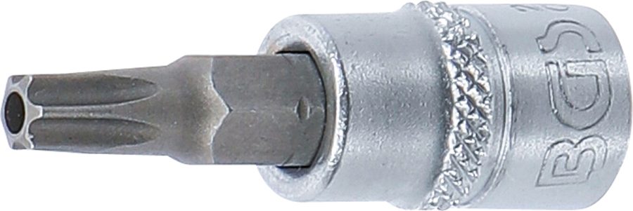 Uzgaļu ieliktnis | Iekšējā kvadrātveida piedziņa 6,3 mm (1/4") | T veida profils (Torx) ar atveri T27