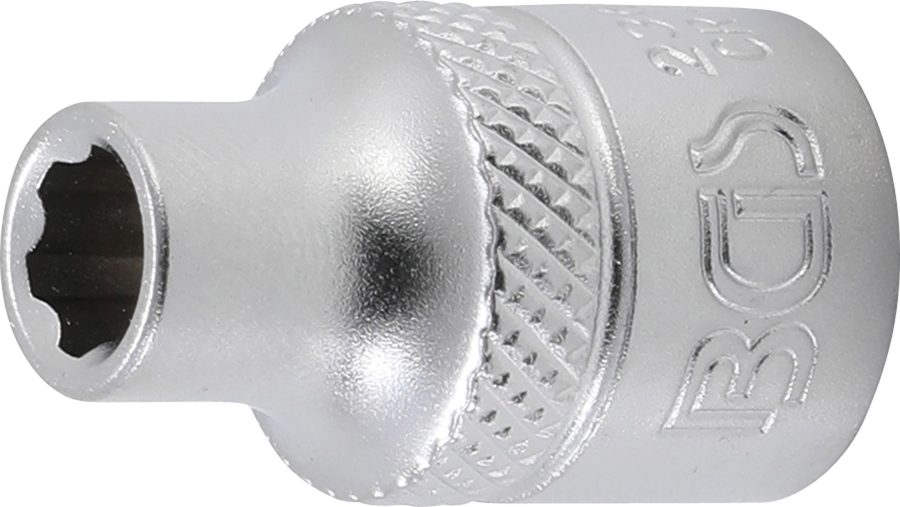 Uzgriežņu atslēgas ieliktnis Super Lock | Piedziņas iekšējais kvadrāts 10 mm (3/8") | SW 6 mm