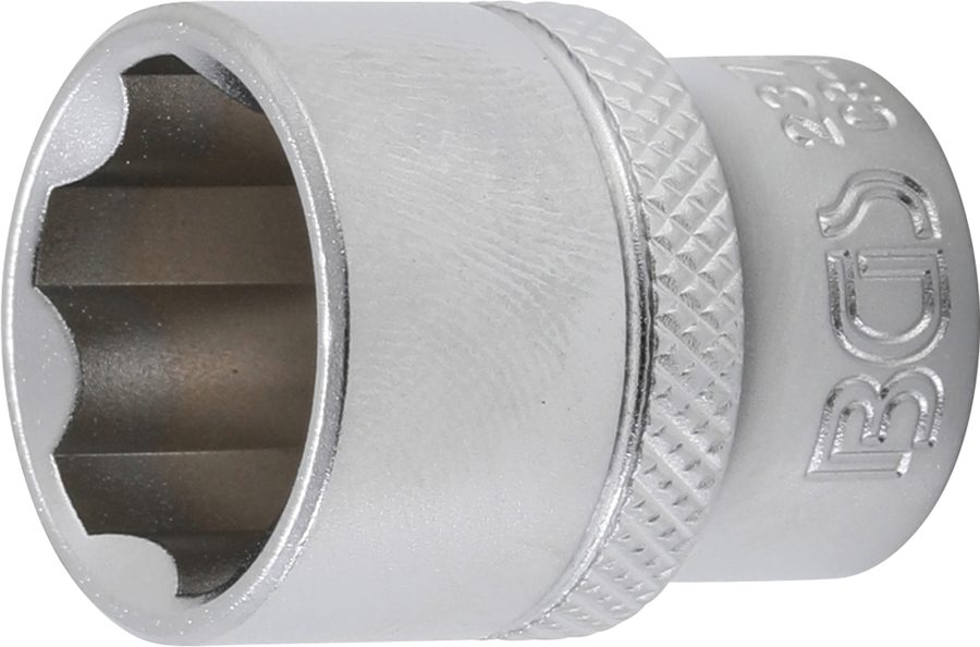 Uzgriežņu atslēgas ieliktnis Super Lock | Piedziņas iekšējais kvadrāts 10 mm (3/8") | SW 17 mm
