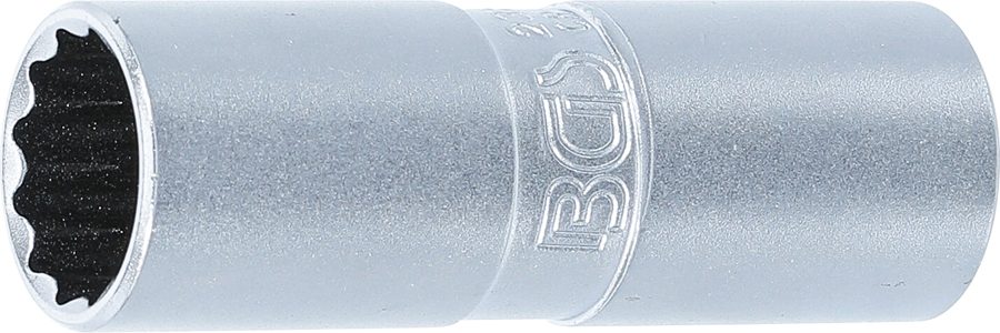 Aizdedzes sveces ieliktnis ar fiksējošo gumiju, divpadsmit punktu | Piedziņas iekšējais kvadrāts 12,5 mm (1/2") | SW 16 mm
