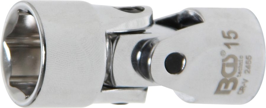 Kardāna savienojuma ieliktņa sešstūris | Piedziņas iekšējais kvadrāts 10 mm (3/8") | SW 15 mm