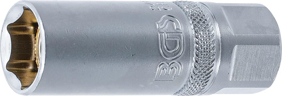 Aizdedzes sveces ieliktnis ar magnētu, sešstūris | Piedziņas iekšējais kvadrāts 12,5 mm (1/2") | SW 16 mm