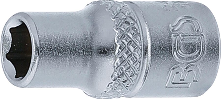 Uzgriežņu atslēgas ieliktnis sešstūris | Piedziņas iekšējais kvadrāts 6,3 mm (1/4") | SW 6 mm
