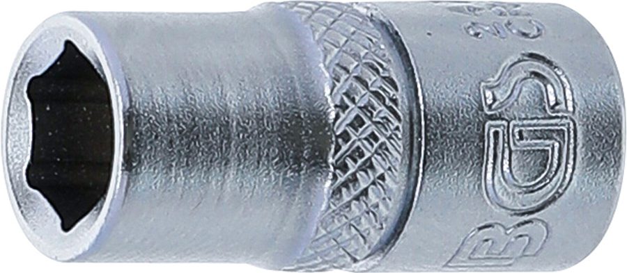 Uzgriežņu atslēgas ieliktnis sešstūris | Piedziņas iekšējais kvadrāts 6,3 mm (1/4") | SW 7 mm