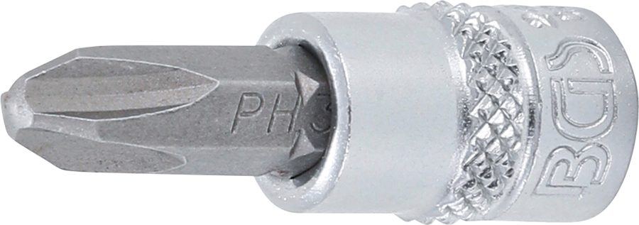 Uzgaļu ieliktnis | Piedziņas iekšējais kvadrāts 6,3 mm (1/4 collas) | Phillips PH3