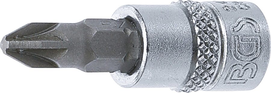 Uzgaļu ieliktnis | Iekšējā kvadrātveida piedziņa 6,3 mm (1/4") | Phillips PZ2