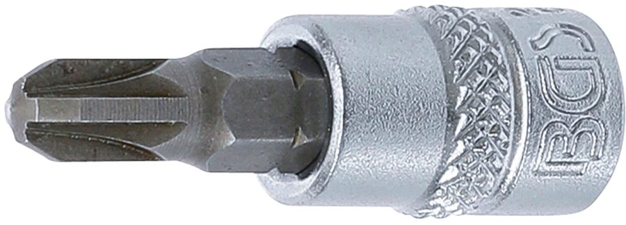 Uzgaļu ieliktnis | Iekšējā kvadrātveida piedziņa 6,3 mm (1/4") | Phillips PZ3