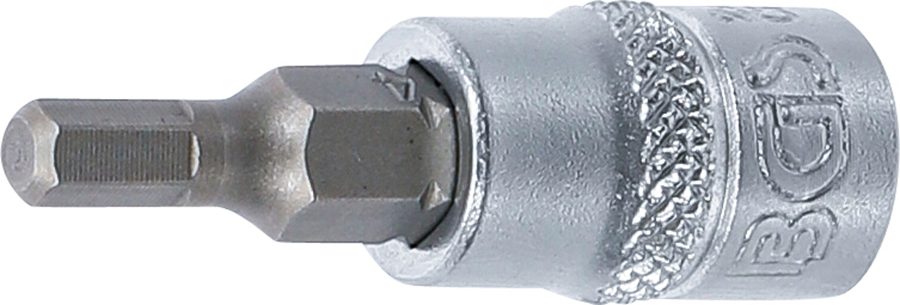 Uzgaļu ieliktnis | Piedziņas iekšējais kvadrāts 6,3 mm (1/4 collas) | iekšējais sešstūris 4 mm