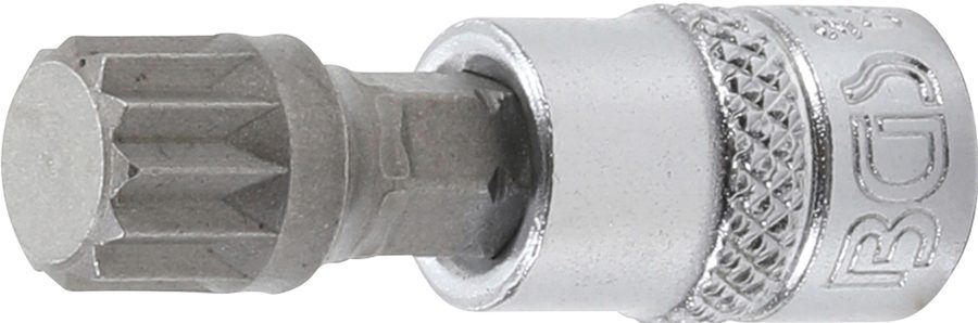 Uzgaļu ieliktnis | Piedzīt iekšējo kvadrātu 6,3 mm (1/4 collas) | iekšējā šķautne (XZN) M10