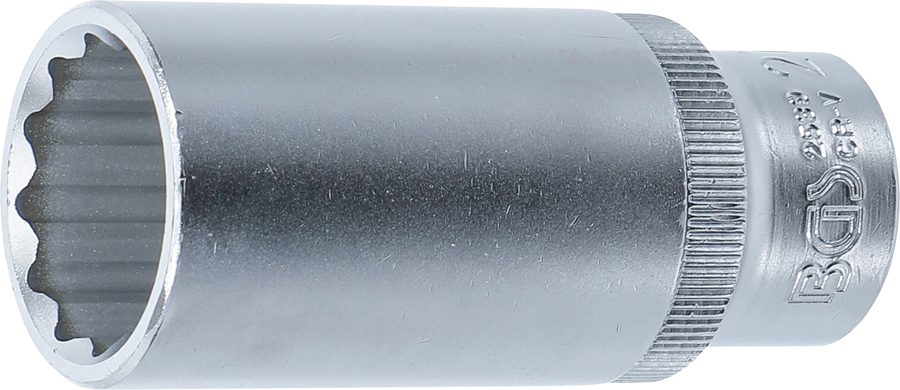 Uzgriežņu atslēgas ieliktnis dīzeļa sprauslām | Piedziņas iekšējais kvadrāts 12,5 mm (1/2") | SW 27 mm