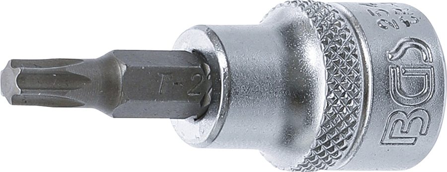 Uzgaļu ieliktnis | Piedziņas iekšējais kvadrāts 10 mm (3/8") | T veida profils (Torx) T27