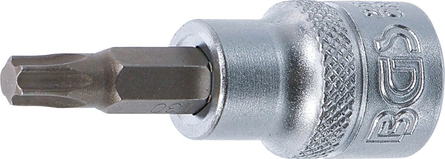 Uzgaļu ieliktnis | Piedziņas iekšējais kvadrāts 10 mm (3/8") | T veida profils (Torx) T30