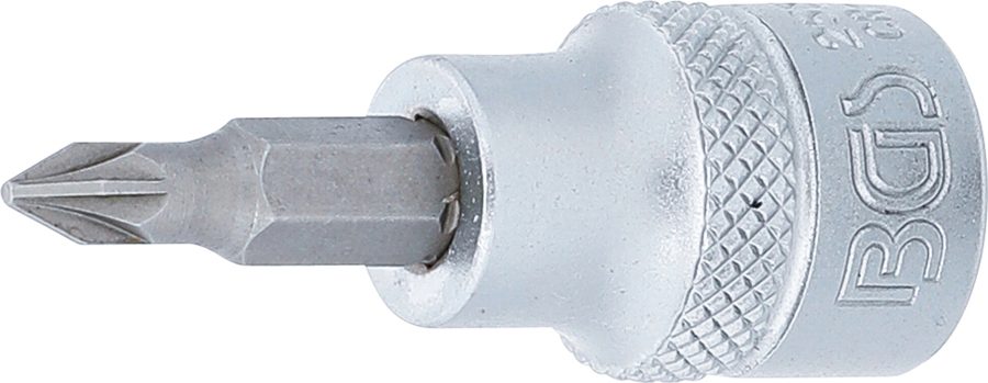 Uzgaļu ieliktnis | Piedziņa iekšējais kvadrāts 10 mm (3/8") | Phillips PZ1