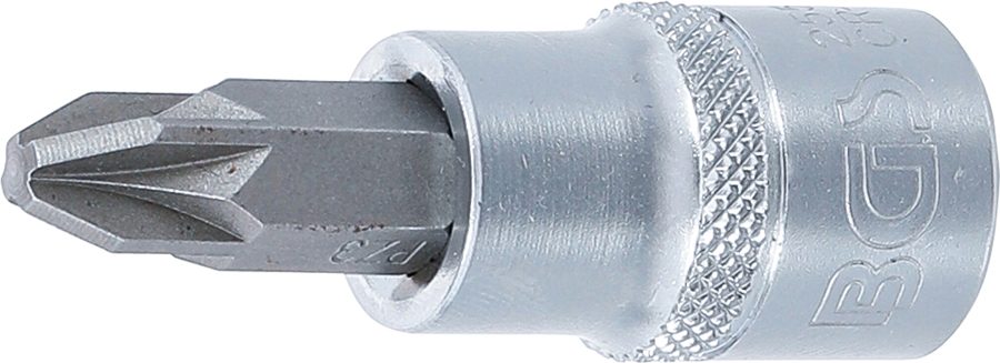 Uzgaļu ieliktnis | Piedziņa iekšējais kvadrāts 10 mm (3/8") | Phillips PZ3