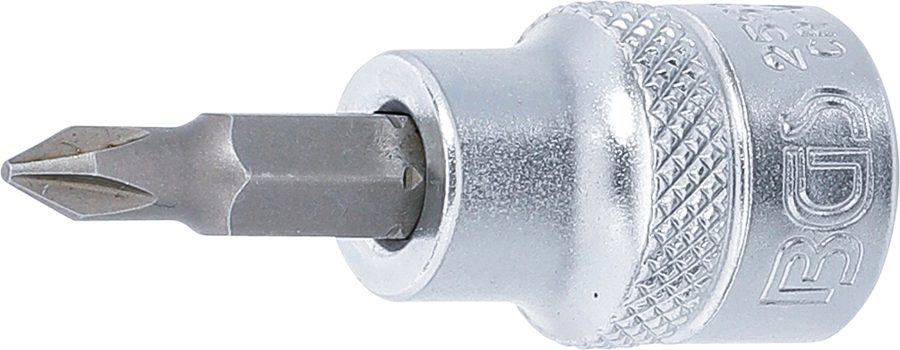 Uzgaļu ieliktnis | Piedziņas iekšējais kvadrāts 10 mm (3/8") | Phillips PH1
