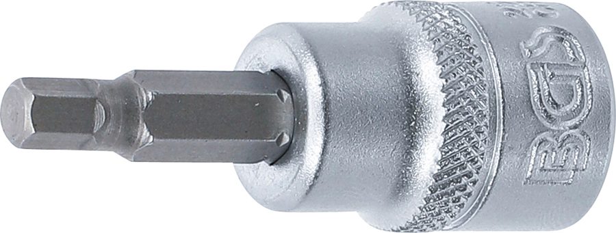 Uzgaļu ieliktnis | Piedziņas iekšējais kvadrāts 10 mm (3/8") | iekšējais sešstūris 5 mm