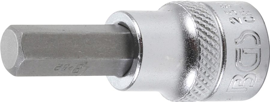 Uzgaļu ieliktnis | Piedziņas iekšējais kvadrāts 10 mm (3/8") | iekšējais sešstūris 8 mm