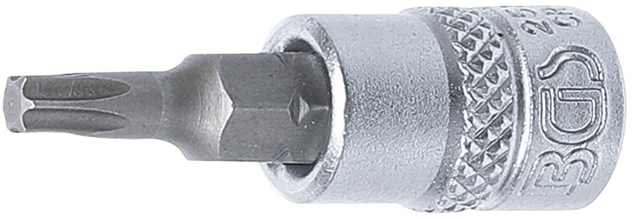 Uzgaļu ieliktnis | Iekšējā kvadrātveida piedziņa 6,3 mm (1/4") | T veida profils (Torx) T20