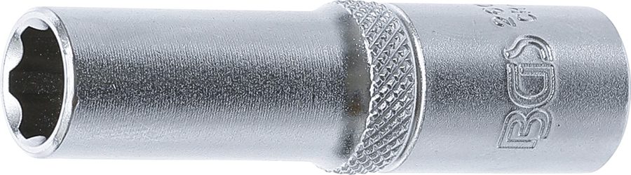 Uzgriežņu atslēgas ieliktnis Super Lock, dziļš | Piedziņas iekšējais kvadrāts 10 mm (3/8") | SW 10 mm
