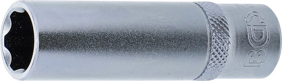 Uzgriežņu atslēgas ieliktnis Super Lock, dziļš | Piedziņas iekšējais kvadrāts 10 mm (3/8") | SW 12 mm