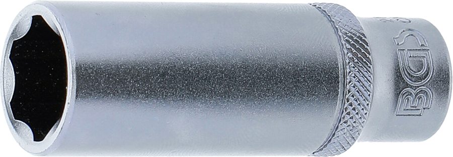 Uzgriežņu atslēgas ieliktnis Super Lock, dziļš | Piedziņas iekšējais kvadrāts 10 mm (3/8") | SW 15 mm