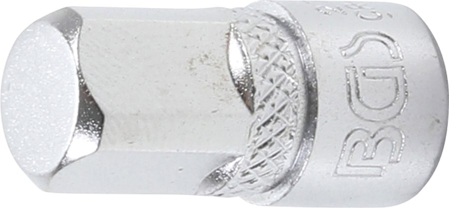 Uzgriežņu atslēgas adapteris | Iekšējais kvadrāts 6,3 mm (1/4 collas) - ārējais kvadrāts 10 mm (3/8 collas)
