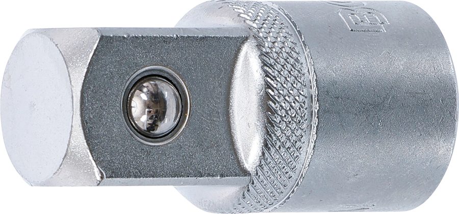 Uzgriežņu atslēgas adapteris | Iekšējais kvadrāts 12,5 mm (1/2 collas) — ārējais kvadrāts 20 mm (3/4 collas)
