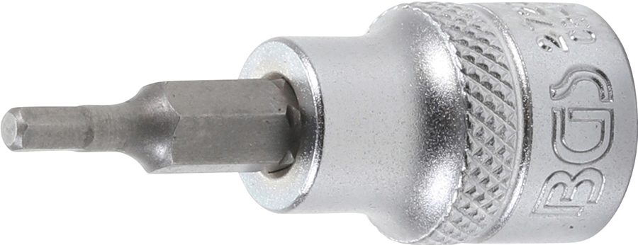 Uzgaļu ieliktnis | Piedziņas iekšējais kvadrāts 10 mm (3/8") | iekšējais sešstūris 1/8"