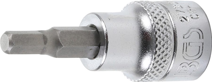 Uzgaļu ieliktnis | Piedziņas iekšējais kvadrāts 10 mm (3/8") | iekšējais sešstūris 3/16"