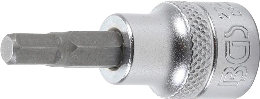 Uzgaļu ieliktnis | Piedziņas iekšējais kvadrāts 10 mm (3/8") | iekšējais sešstūris 7/32"