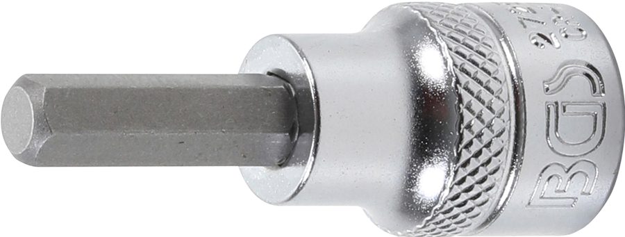 Uzgaļu ieliktnis | Piedziņas iekšējais kvadrāts 10 mm (3/8") | iekšējais sešstūris 1/4"