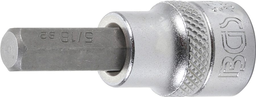 Uzgaļu ieliktnis | Piedziņas iekšējais kvadrāts 10 mm (3/8") | iekšējais sešstūris 5/16"