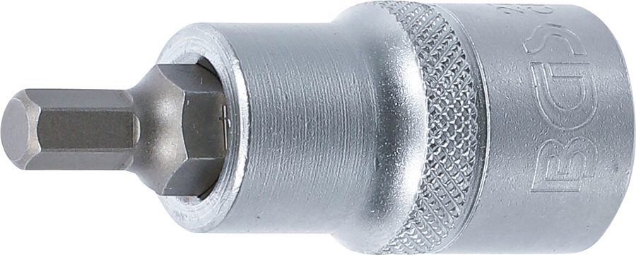 Uzgaļu ieliktnis | Garums 55mm | Piedziņas iekšējais kvadrāts 12,5 mm (1/2") | iekšējais sešstūris 1/4"
