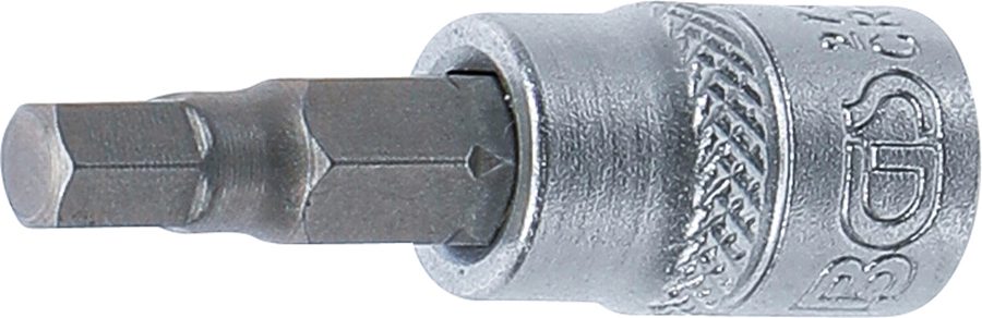 Uzgaļu ieliktnis | Piedziņas iekšējais kvadrāts 6,3 mm (1/4 collas) | iekšējais sešstūris 3/16 collas