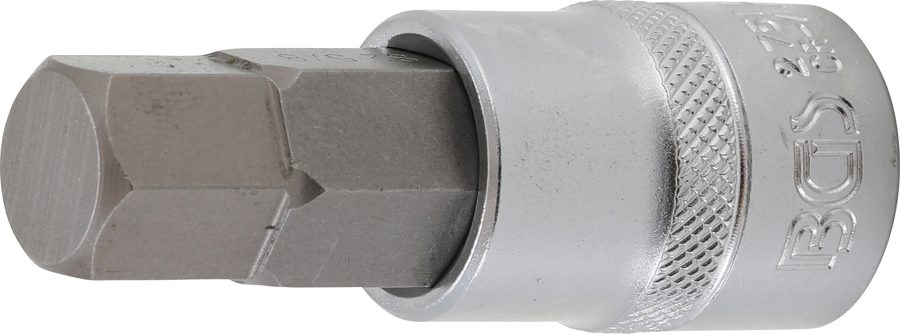 Uzgaļu ieliktnis | Garums 70mm | Piedziņas iekšējais kvadrāts 12,5 mm (1/2") | iekšējais sešstūris 5/8"