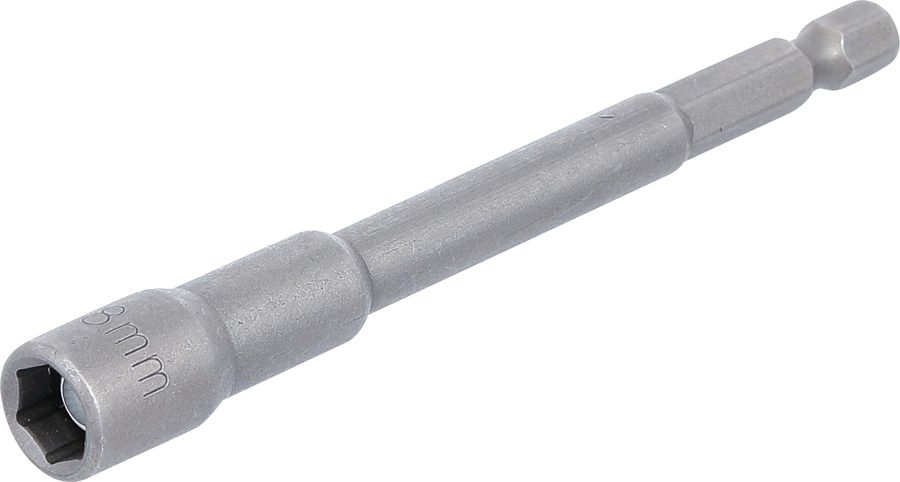 Uzgriežņu atslēgas ieliktnis sešstūris, īpaši garš | urbjiem | Ārējā sešstūra piedziņa 6,3 mm (1/4") | SW 8 mm