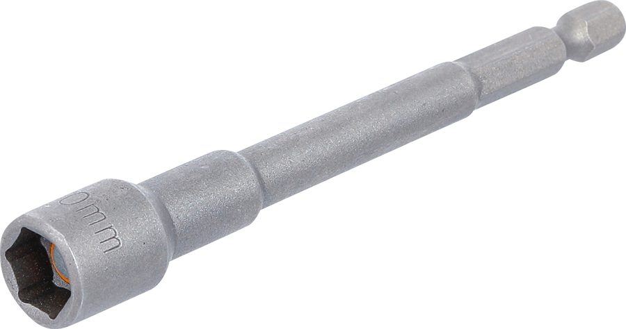 Uzgriežņu atslēgas ieliktnis sešstūris, īpaši garš | urbjiem | Ārējā sešstūra piedziņa 6,3 mm (1/4") | SW 10 mm