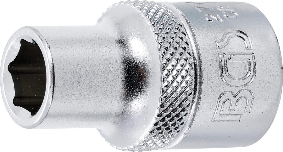 Uzgriežņu atslēgas ieliktnis sešstūris | Piedziņas iekšējais kvadrāts 12,5 mm (1/2") | SW 3/8"