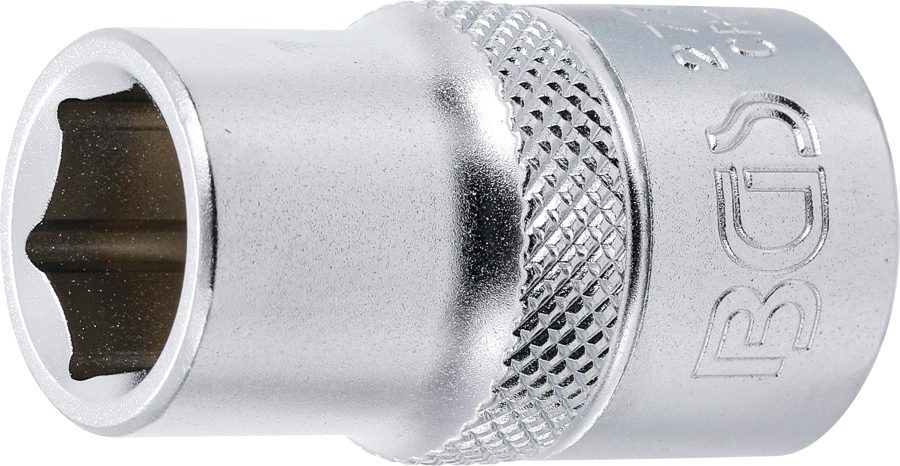 Uzgriežņu atslēgas ieliktnis sešstūris | Piedziņas iekšējais kvadrāts 12,5 mm (1/2") | SW 1/2"