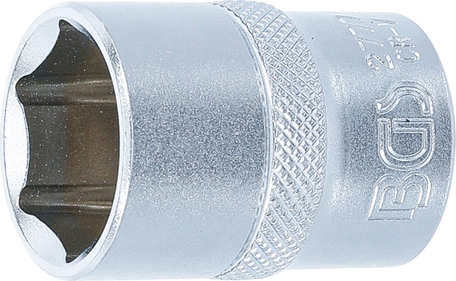 Uzgriežņu atslēgas ieliktnis sešstūris | Piedziņas iekšējais kvadrāts 12,5 mm (1/2") | SW 13/16"