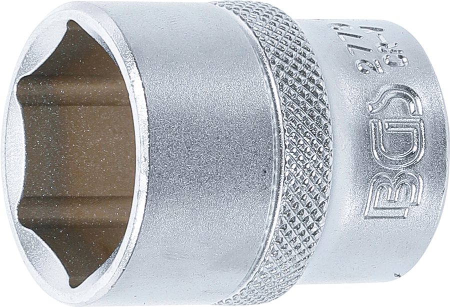 Uzgriežņu atslēgas ieliktnis sešstūris | Piedziņas iekšējais kvadrāts 12,5 mm (1/2") | SW 15/16"