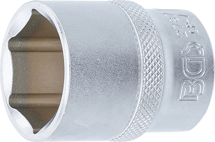 Uzgriežņu atslēgas ieliktnis sešstūris | Piedziņas iekšējais kvadrāts 12,5 mm (1/2") | SW 1"