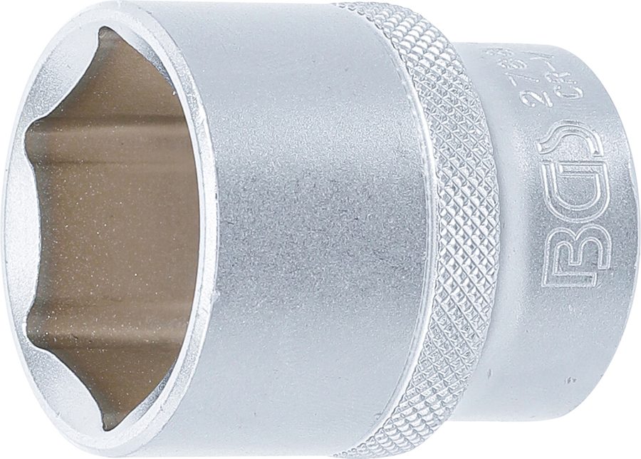 Uzgriežņu atslēgas ieliktnis sešstūris | Piedziņas iekšējais kvadrāts 12,5 mm (1/2") | SW 1,1/8"