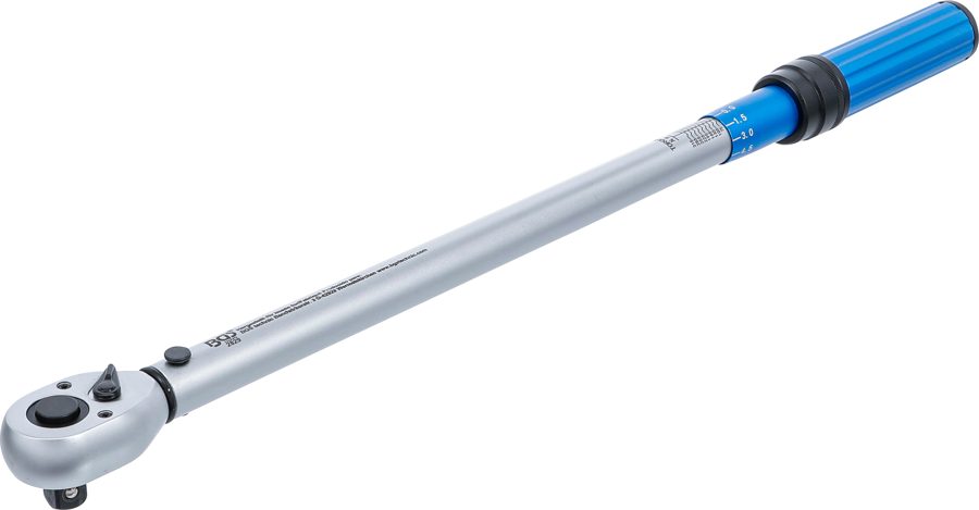 Griezes momenta atslēga | Izejas ārējais kvadrāts 12,5 mm (1/2") | 60–330 Nm
