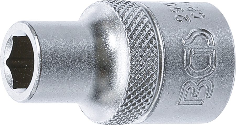 Uzgriežņu atslēgas ieliktnis sešstūris | Piedziņas iekšējais kvadrāts 12,5 mm (1/2") | SW 9 mm